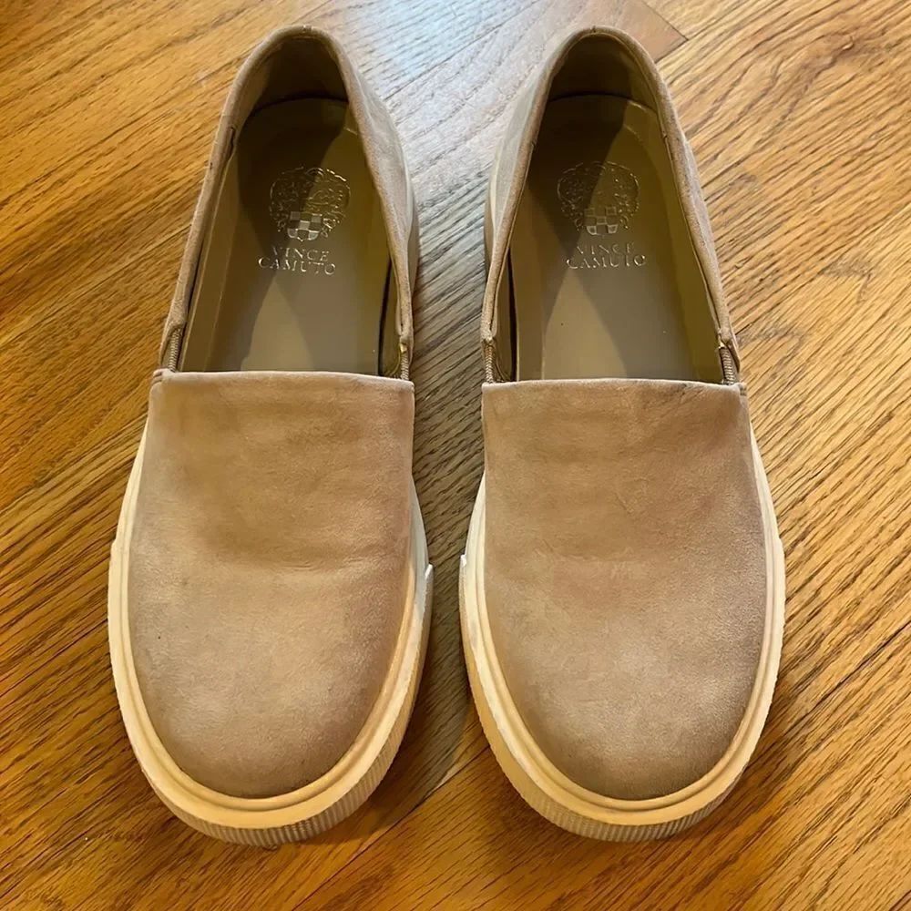 Vince Camuto Abbinna Slip On Wedge Platform Loafer Sneaker-Size 6.5M